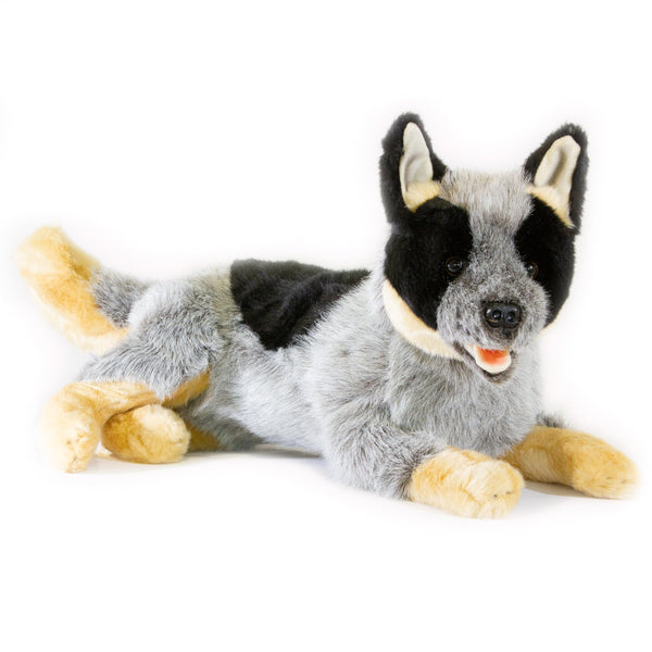 Australian Cattle Dog Heeler Realistic Stuffed Animal Large Size 44cm