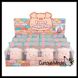 Chubby Pig Slow Rise Foam Flocked Velvet Squishy Toy