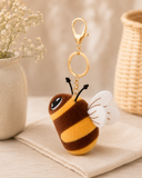 Honey Bee plushie keychain by Bowzey Made in the USA