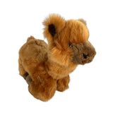 Plush Alpaca  Realistic Eco friendly - 25cm, lying, brown Alcapone