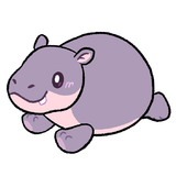 Mini Pygmy Hippo Plush by Squishable  SO CUTE!