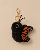 Adorable Monarch Butterfly Plush Keychain by Bowzey Made in the USA
