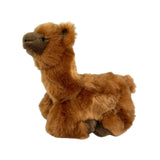 Plush Alpaca  Realistic Eco friendly - 25cm, lying, brown Alcapone