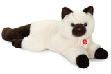 Burmese Cat Lying 36 cm - Plush toy by Teddy Hermann Gorgeous!
