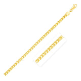 Bids.com Bracelets 7.5 / Yellow Gold 14k Yellow Gold Solid Diamond Cut Round Franco Bracelet (2.70 mm)