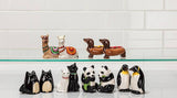 Abbott Abbott - Cuddling Cat Salt & Pepper-3.75"H-1712