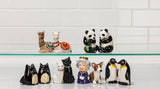 Abbott Abbott - Cuddling Cat Salt & Pepper-3.75"H-1712
