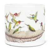Abbott Abbott - Lg Hummingbirds Planter-6.5"D-2322