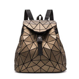 Geometric Shaped Fun Backpacks - Brown