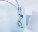 Ali-express Charms Peacock Colorful Charm Pendant Pandora Style Bracelet