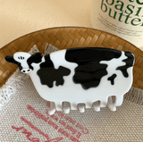 Ali Express hair clip Cow Farm Animals Hair Clips