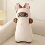 Ali-express Plush kawaii cats Siamese Kawaii Large Kitty Cat or Pink Pig Pillow Plush Animals 55cm Tall!