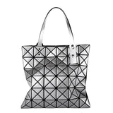 AliExpress Handbags Silver Rain Drop Stunning Geometric Holographic Carry Totes