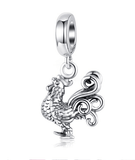 aliexpress-wostu Charms Rooster Pandora Style Charm 925 Sterling Silver