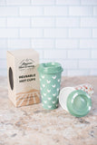 American Farm Company American Farm Company - Sage Chicken/Farmers Market Reusable Hot/Cold Cup - Set of 2