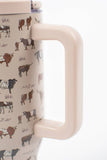American Farm Company Vintage Cattle 40oz Water Tank Tumbler by American Farm Company -