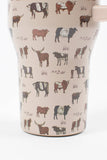 American Farm Company Vintage Cattle 40oz Water Tank Tumbler by American Farm Company -