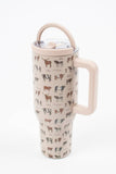 American Farm Company Vintage Cattle 40oz Water Tank Tumbler by American Farm Company -