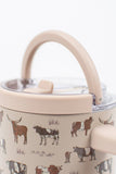 American Farm Company Vintage Cattle 40oz Water Tank Tumbler by American Farm Company -