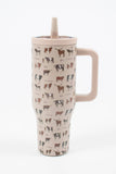 American Farm Company Vintage Cattle 40oz Water Tank Tumbler by American Farm Company -