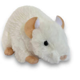 Realistic Plush White Rat 8