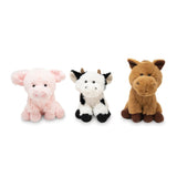 Barn Yard Pals Small Plush Farm Animals that Make Sounds!  Pig, Cow, Sheep, Horse *