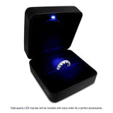 Bids.com Rings Round Cut Lab Grown Diamond Eternity Ring in 14k White Gold (3 cttw FG/VS2)