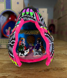 Blossom Inspirations Ornaments Retablo Nativity gourd