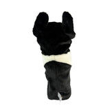 Bocchetta Plush Toys Bocchetta Plush Toys - French Bulldog Golf Club Cover Black & White 40cm