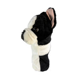 Bocchetta Plush Toys Bocchetta Plush Toys - French Bulldog Golf Club Cover Black & White 40cm