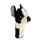 Bocchetta Plush Toys Bocchetta Plush Toys - French Bulldog Golf Club Cover Black & White 40cm