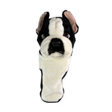 Bocchetta Plush Toys Bocchetta Plush Toys - French Bulldog Golf Club Cover Black & White 40cm