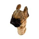 Bocchetta Plush Toys Bocchetta Plush Toys - French Bulldog Golf Cover, brown