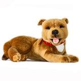 Bocchetta Plush Toys Bocchetta Plush Toys - Merlot - Red Staffordshire Bull Terrier Size 35cm/13.75"