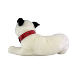 Bocchetta Plush Toys Bocchetta Plush Toys - Winter - Staffy - 35cm, lying, white