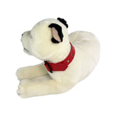Bocchetta Plush Toys Bocchetta Plush Toys - Winter - Staffy - 35cm, lying, white
