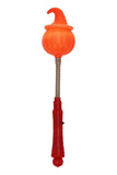 Cap Zone ONE SIZE / ASSORTED Cap Zone - Halloween Head Dangle Spring Led Light Wand