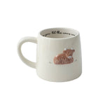 CGB Giftware CGB Giftware - Bramble Farm Highland Cow Stoneware Mug In Gift Box