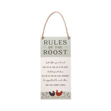 Bramble Farm 'Rules Of The Roost' Kitchen Sign