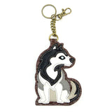Chala keychain vegan Husky Coin Purse/Key Fob by Chala