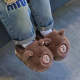 Cozy Kawaii Slippers 1 Kawaii Capybara Cotton Slippers - Kids Soft Warm Non-Slip Indoor Shoes