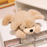 Cozy Kawaii Stuffed Animals 1 Beige Dog / 7 inches (18cm) Kawaii Cartoon Plush Wrist Rest Doll (7 in) - Horse, Duck, Cow, Frog Stuffed Animal Office Companion