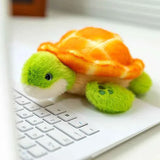 Cozy Kawaii Stuffed Animals 1 Bread Turtle / 7 inches (18cm) Kawaii Cartoon Plush Wrist Rest Doll (7 in) - Horse, Duck, Cow, Frog Stuffed Animal Office Companion