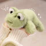 Cozy Kawaii Stuffed Animals 1 Frog / 7 inches (18cm) Kawaii Cartoon Plush Wrist Rest Doll (7 in) - Horse, Duck, Cow, Frog Stuffed Animal Office Companion
