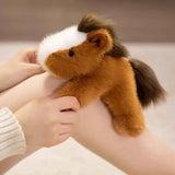 Cozy Kawaii Stuffed Animals 1 Kawaii Cartoon Plush Wrist Rest Doll (7 in) - Horse, Duck, Cow, Frog Stuffed Animal Office Companion