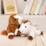 Cozy Kawaii Stuffed Animals 1 Kawaii Cartoon Plush Wrist Rest Doll (7 in) - Horse, Duck, Cow, Frog Stuffed Animal Office Companion
