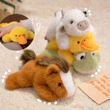 Plush Wrist Rest Doll (7 in) - Horse, Duck, Cow, Frog Stuffed Animal Office Companion
