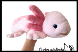 Curious Minds Toys 1 LARGER 26" Size Curious Minds Toys - Axolotl Realistic Earth Safe Cute Large Long Plush Stuffed A