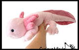 Curious Minds Toys 1 LARGER 26" Size Curious Minds Toys - Axolotl Realistic Earth Safe Cute Large Long Plush Stuffed A