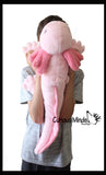 Curious Minds Toys 1 LARGER 26" Size Curious Minds Toys - Axolotl Realistic Earth Safe Cute Large Long Plush Stuffed A